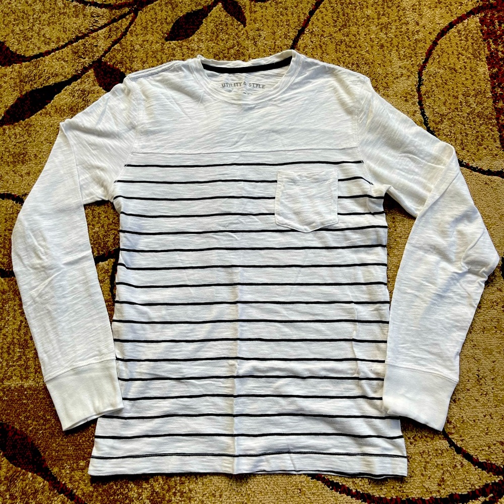 Mossimo Supply Co Mens Long Sleeve Shirt Athletic Fit Small